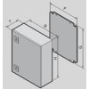 1030500, RITTAL AE Шкаф RAL7035, с МП, 380x300x155mm