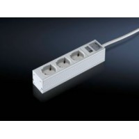 7240110, RITTAL DK Блок розеток 3 розетки 263x44x44mm
