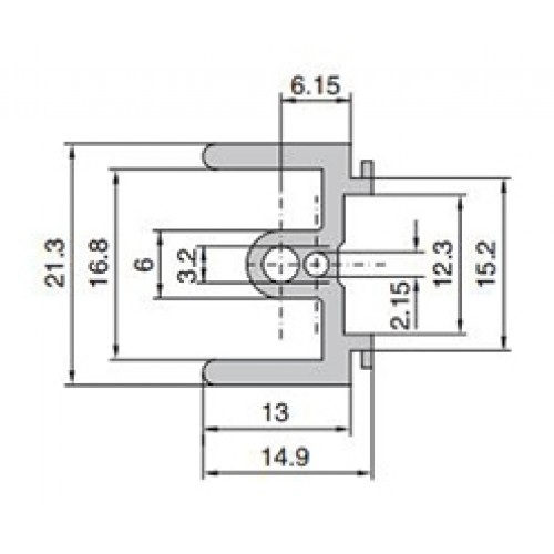 3686005, RITTAL Шина задняя сред. адапт. 63ЕШ, 1 шт.