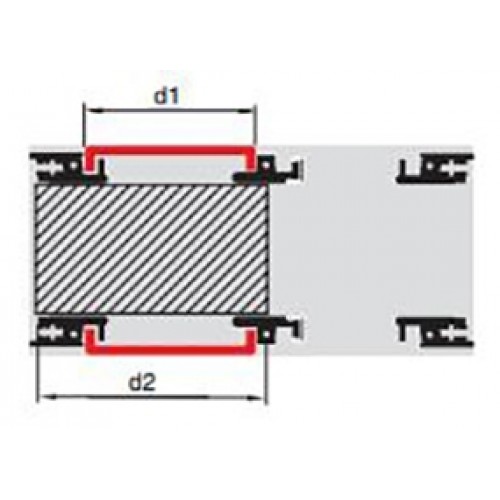 3687637, RITTAL Защитная панель глухая 42ЕШ/202мм, 1 шт.