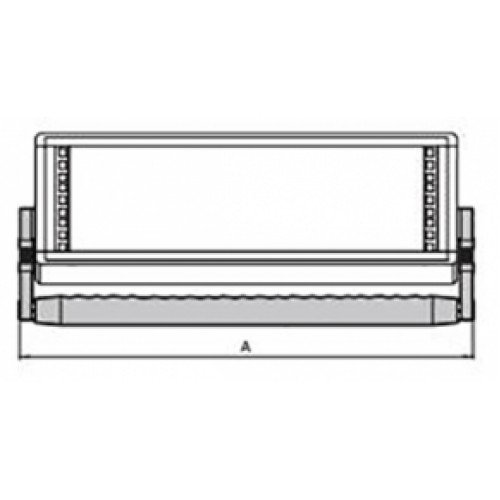 3796000, RITTAL Опорная ручка-скоба 1/2 19 дюймов 269mm 1шт