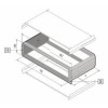 3983010, RITTAL Vario Module ЭМС 2ЕВ/84ЕШ/250.4мм, 1 шт.