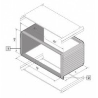3983150, RITTAL Vario Module ЭМС 6ЕВ/84ЕШ/370.4мм, 1 шт.