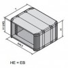 3750354, RITTAL RiCase 1/2 19 дюймов вент. 3ЕВ/420мм, 1 шт.